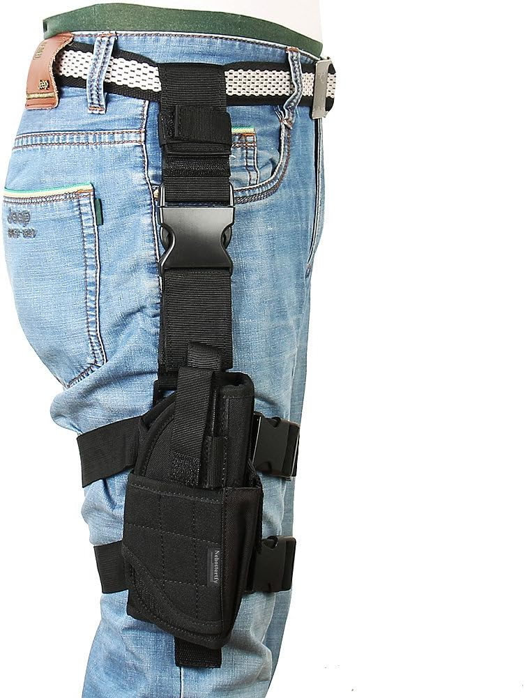 Drop Leg Holster, Right Handed Tactical Thigh Pistol Gun Holster Leg Harness