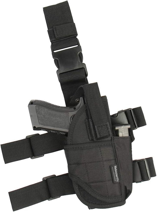 Drop Leg Holster, Right Handed Tactical Thigh Pistol Gun Holster Leg Harness