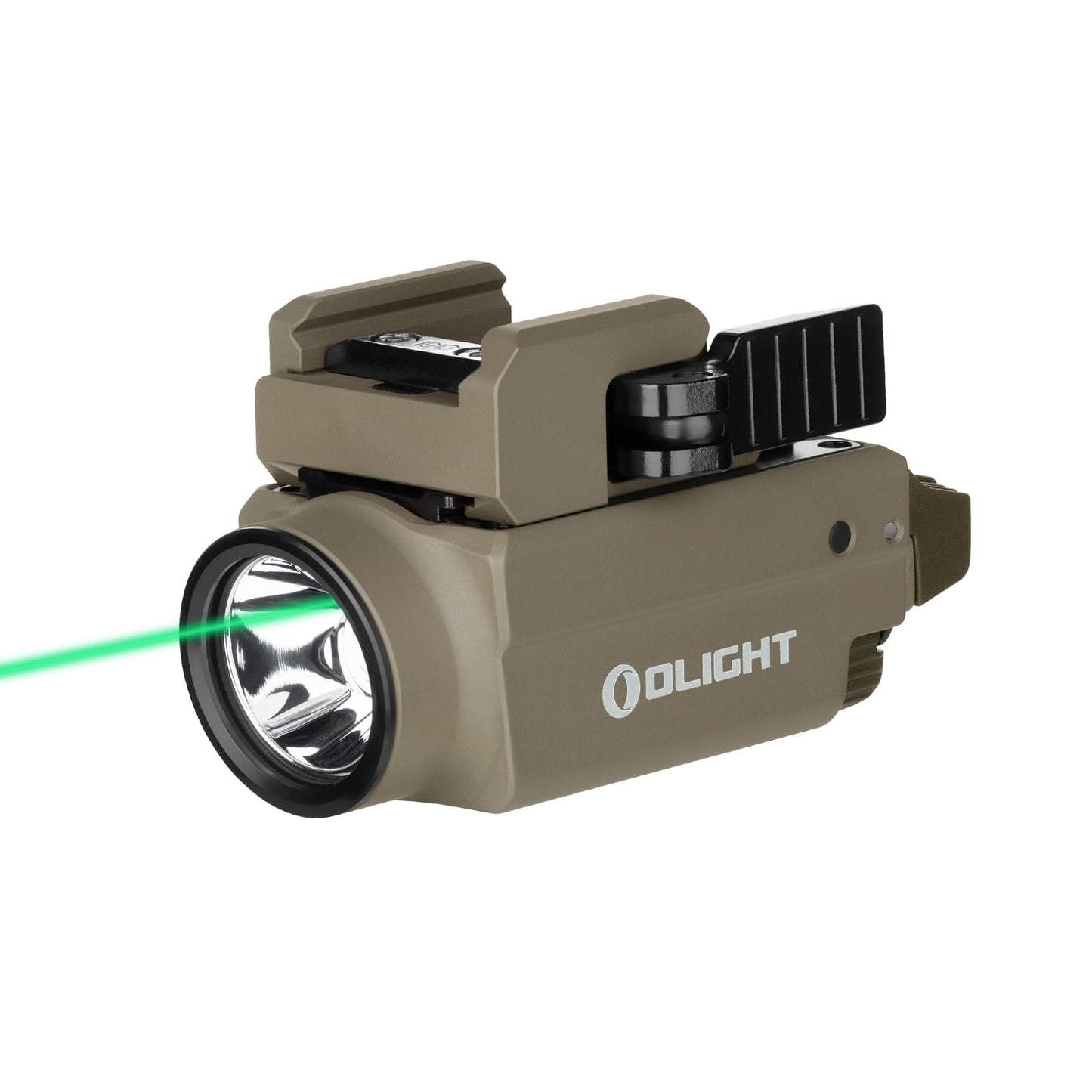OLIGHT Baldr S 800 Lumens Compact Rail Mount Weaponlight with Green Beam and White LED Combo, Magnetic USB Rechargeable Tactical Flashlight with 1913 or GL Rail, Battery Included (Black)