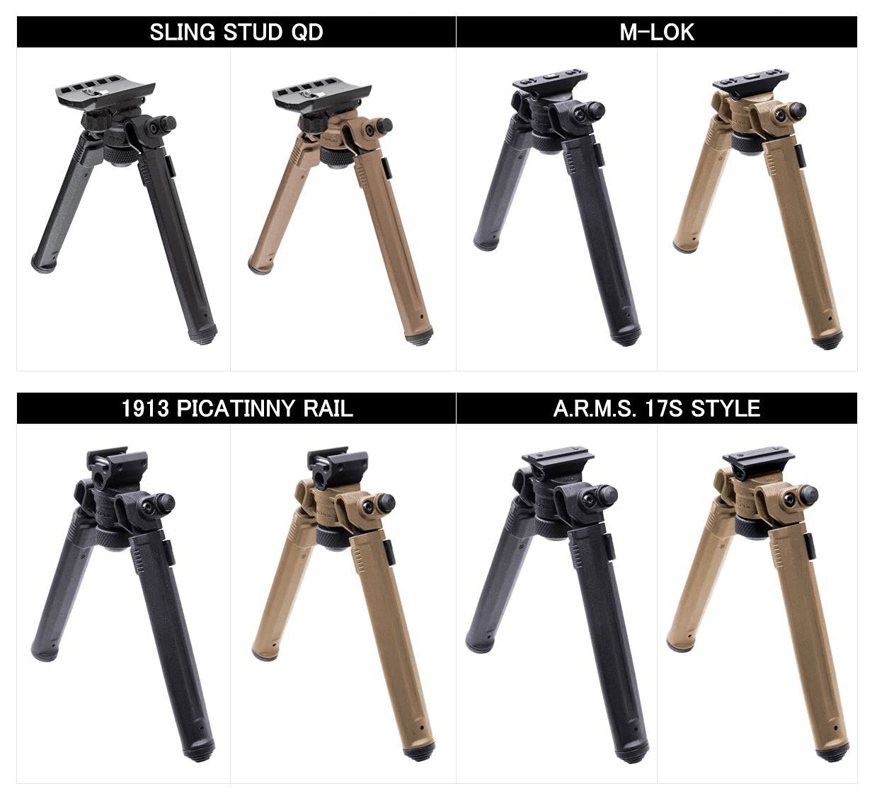 Magpul Rifle Bipod Gun Rest for Hunting and Shooting