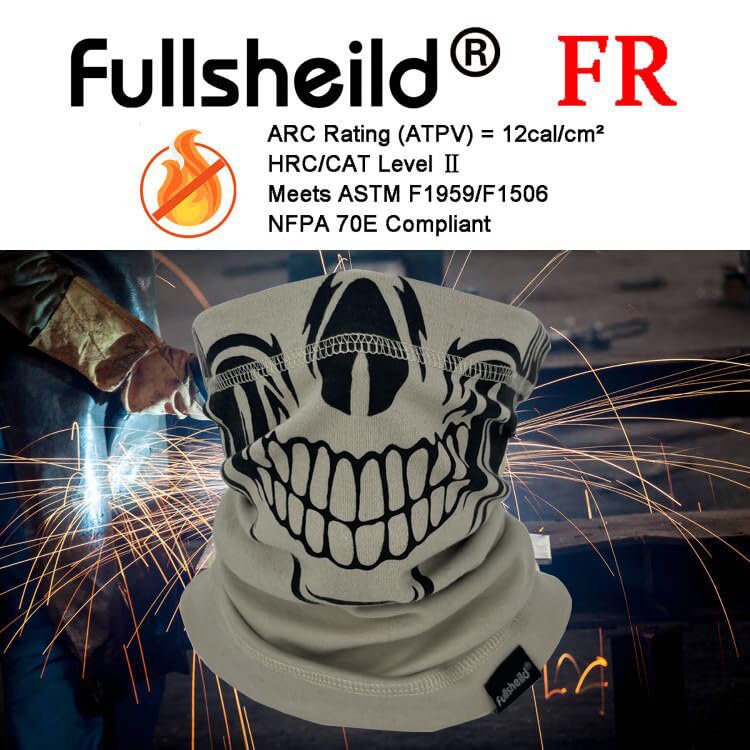 Fullsheild FR Flame Resistant Face Mask Full Cover Neck Gaiter Snood for Welding Hunting Army Military Working