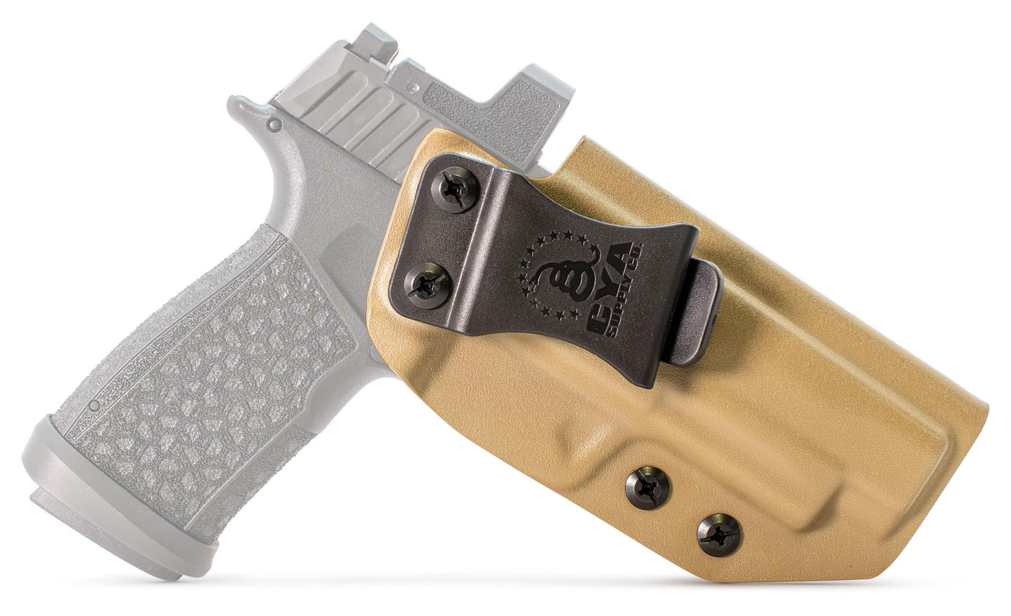 CYA Supply Co. Base Optics Ready (Flat Dark Earth) Inside Waistband Holster Concealed Carry IWB Veteran Owned Company Fits