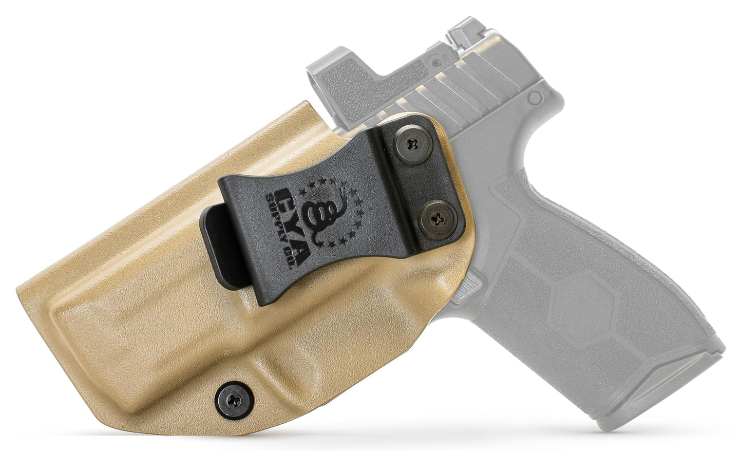 CYA Supply Co. Base Optics Ready (Flat Dark Earth) Inside Waistband Holster Concealed Carry IWB Veteran Owned Company Fits