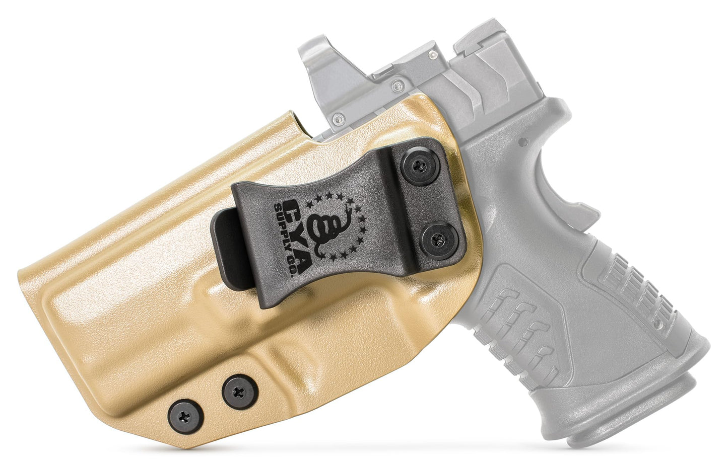 CYA Supply Co. Base Optics Ready (Flat Dark Earth) Inside Waistband Holster Concealed Carry IWB Veteran Owned Company Fits