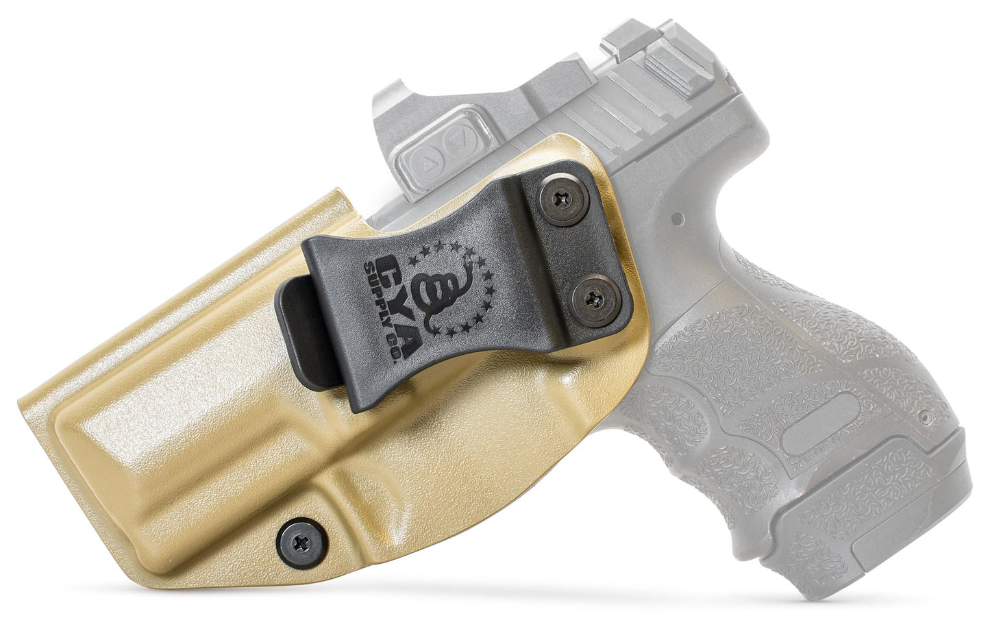 CYA Supply Co. Base Optics Ready (Flat Dark Earth) Inside Waistband Holster Concealed Carry IWB Veteran Owned Company Fits