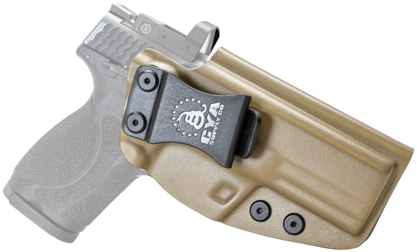 CYA Supply Co. Base Optics Ready (Flat Dark Earth) Inside Waistband Holster Concealed Carry IWB Veteran Owned Company Fits