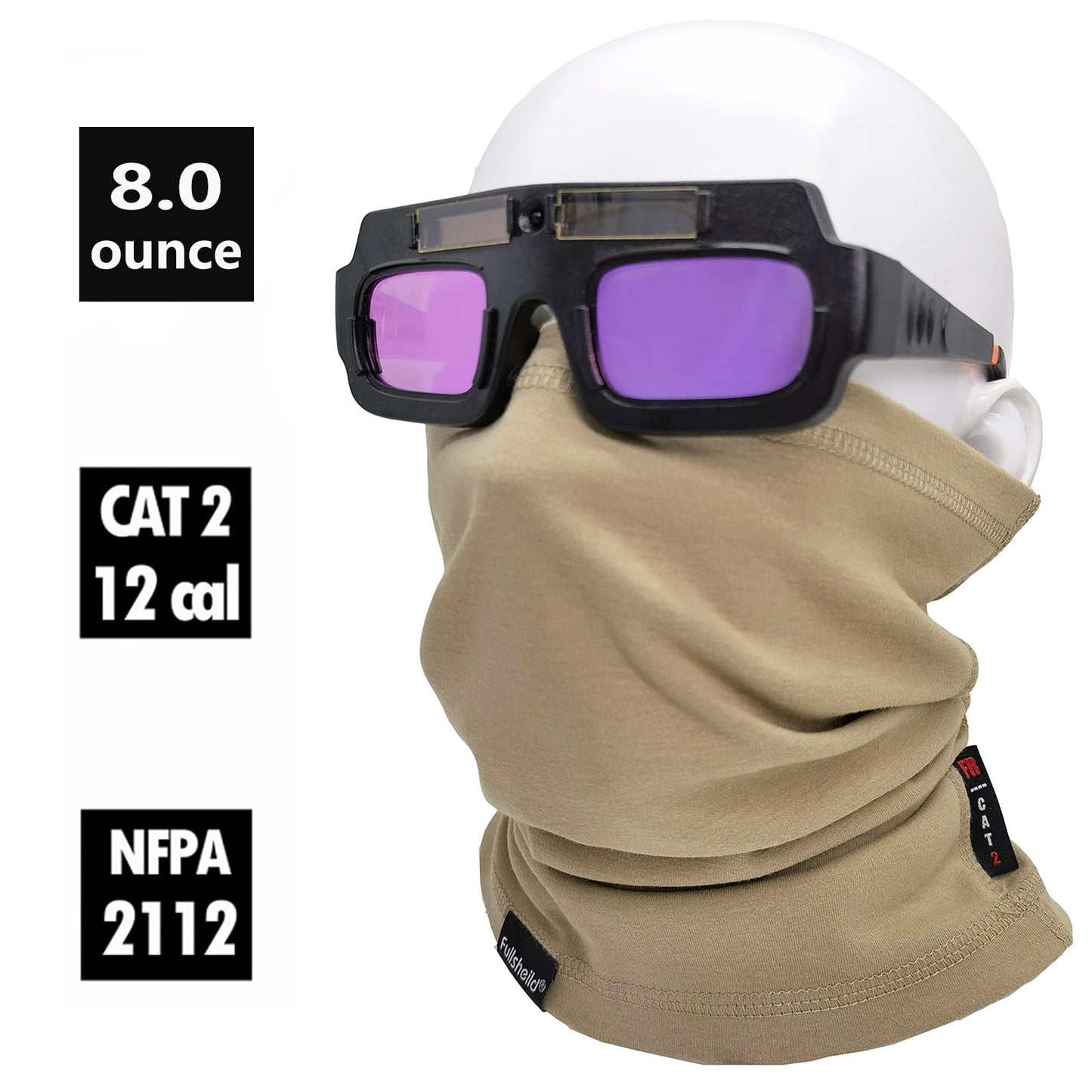 Fullsheild FR Flame Resistant Face Mask Full Cover Neck Gaiter Snood for Welding Hunting Army Military Working