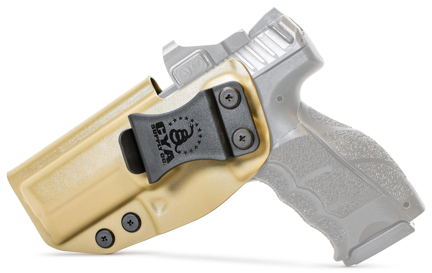 CYA Supply Co. Base Optics Ready (Flat Dark Earth) Inside Waistband Holster Concealed Carry IWB Veteran Owned Company Fits