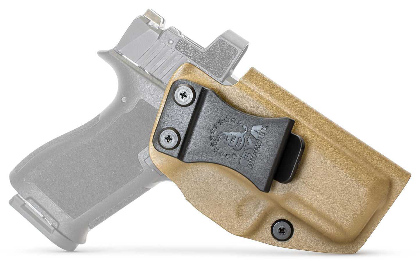 CYA Supply Co. Base Optics Ready (Flat Dark Earth) Inside Waistband Holster Concealed Carry IWB Veteran Owned Company Fits