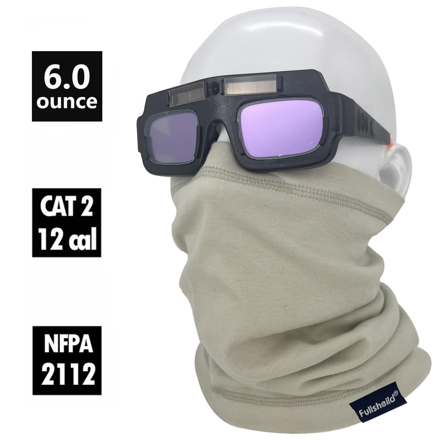 Fullsheild FR Flame Resistant Face Mask Full Cover Neck Gaiter Snood for Welding Hunting Army Military Working
