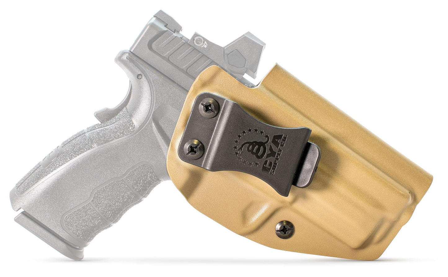 CYA Supply Co. Base Optics Ready (Flat Dark Earth) Inside Waistband Holster Concealed Carry IWB Veteran Owned Company Fits