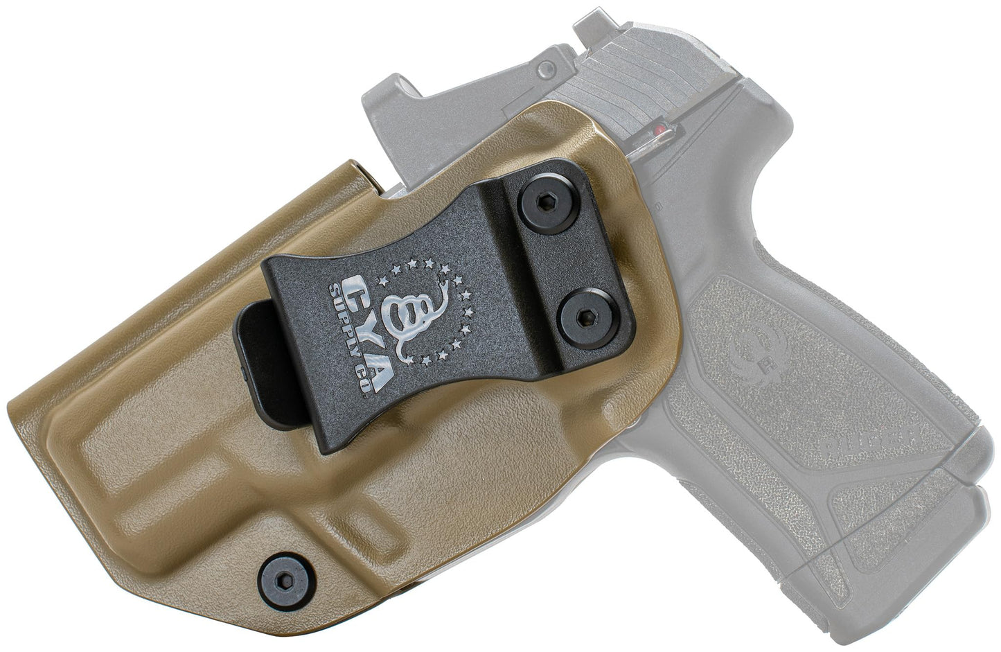 CYA Supply Co. Base Optics Ready (Flat Dark Earth) Inside Waistband Holster Concealed Carry IWB Veteran Owned Company Fits