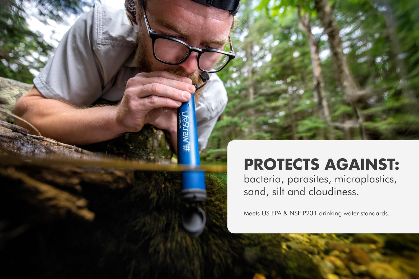 LifeStraw Personal Water Filter for