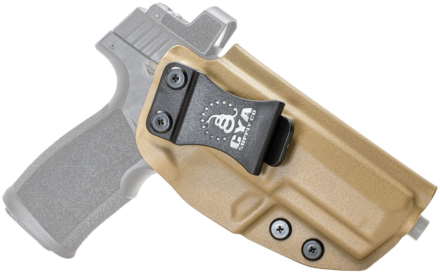 CYA Supply Co. Base Optics Ready (Flat Dark Earth) Inside Waistband Holster Concealed Carry IWB Veteran Owned Company Fits
