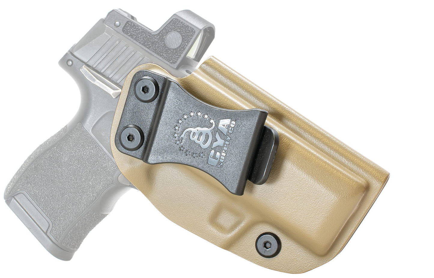 CYA Supply Co. Base Optics Ready (Flat Dark Earth) Inside Waistband Holster Concealed Carry IWB Veteran Owned Company Fits
