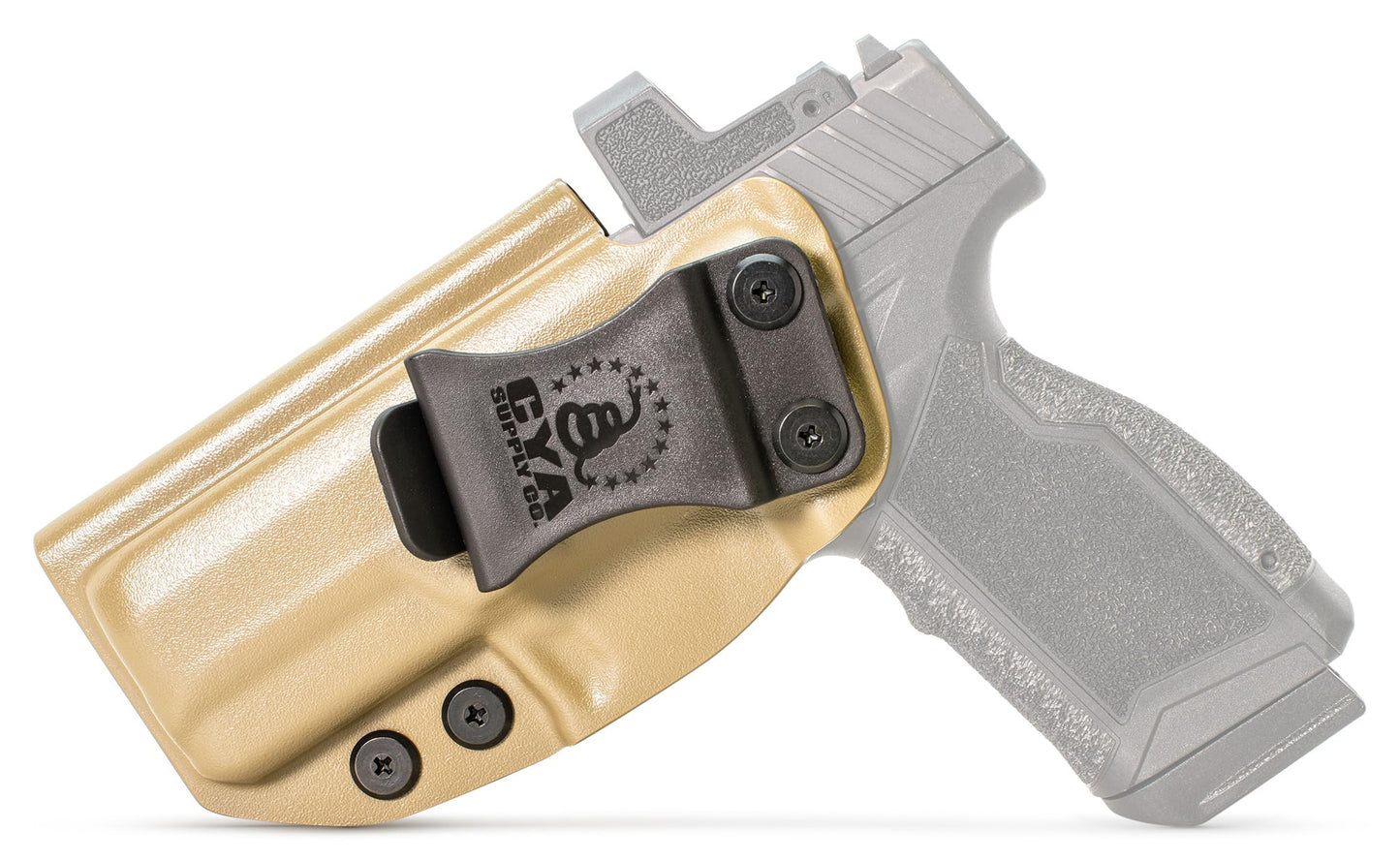 CYA Supply Co. Base Optics Ready (Flat Dark Earth) Inside Waistband Holster Concealed Carry IWB Veteran Owned Company Fits