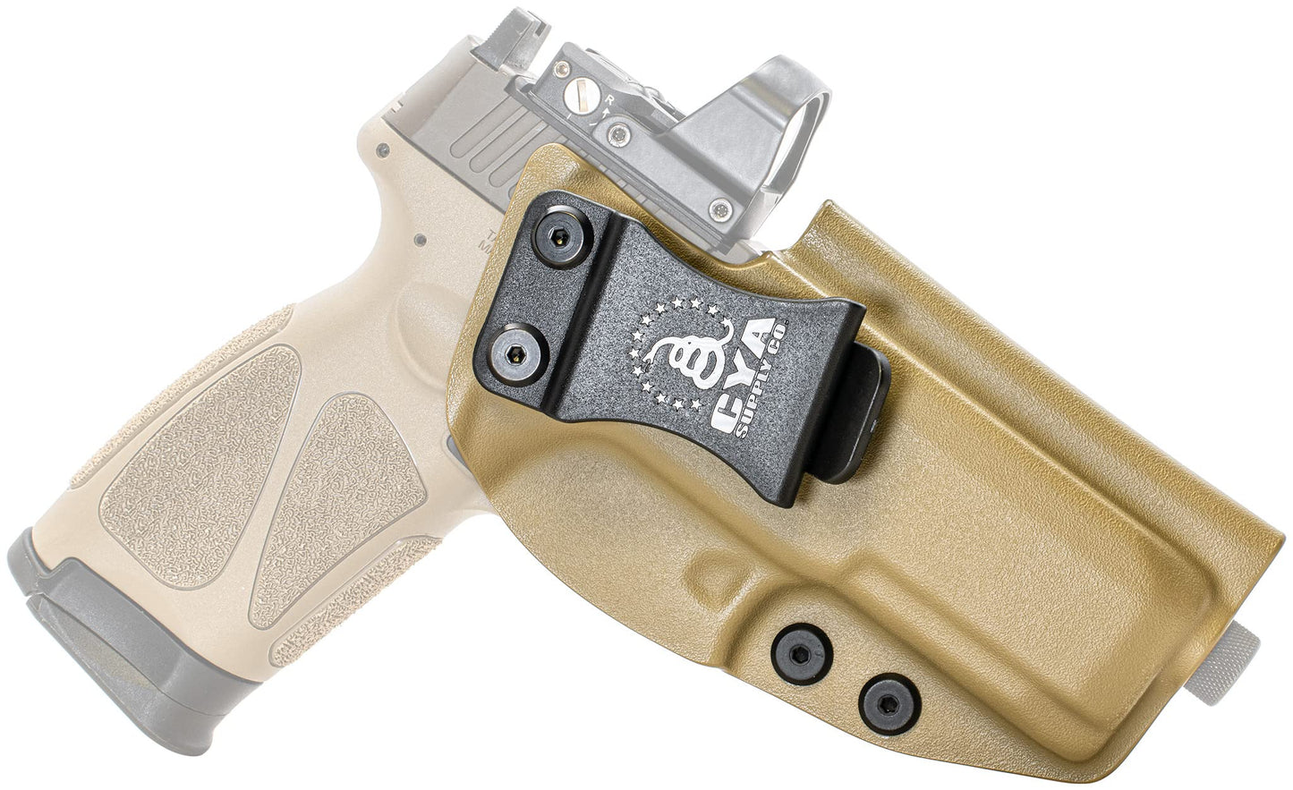 CYA Supply Co. Base Optics Ready (Flat Dark Earth) Inside Waistband Holster Concealed Carry IWB Veteran Owned Company Fits