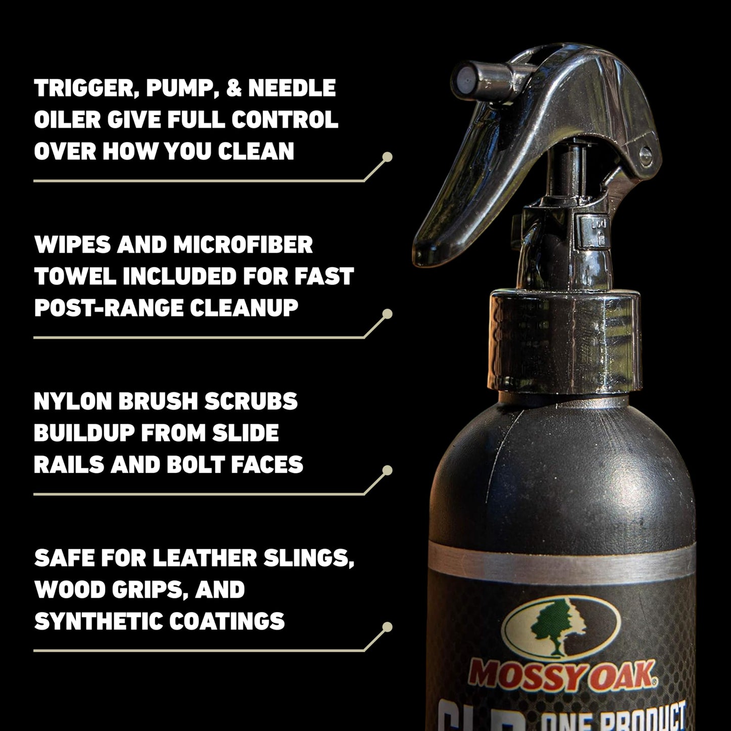 Mossy Oak CLP Gun Cleaning Oil | All-in-One Cleaner, Lubricant & Protectant | One-Step Gun Oil CLENZOIL