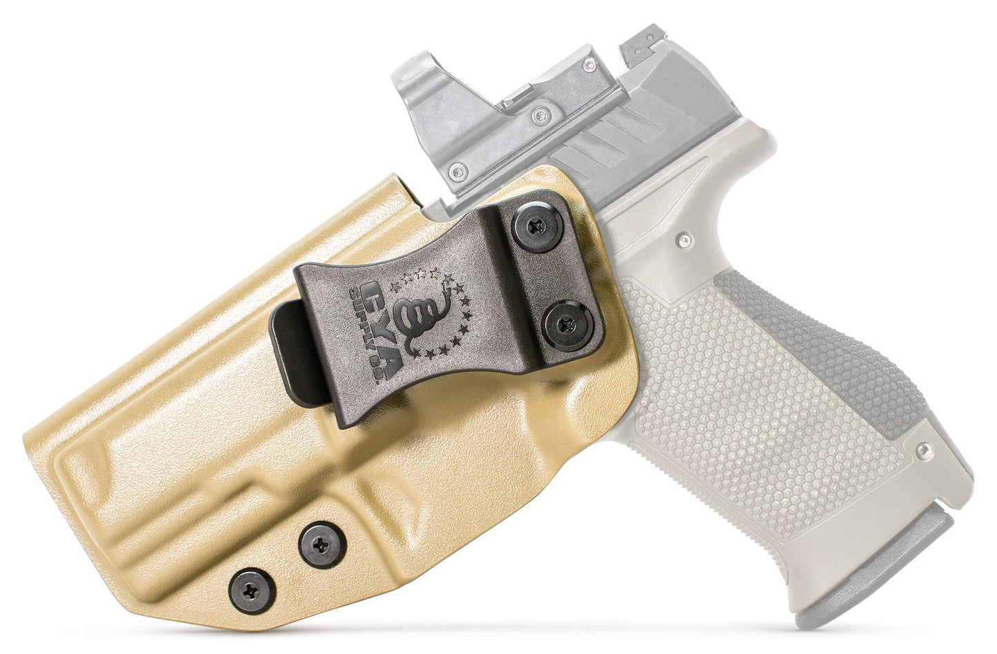 CYA Supply Co. Base Optics Ready (Flat Dark Earth) Inside Waistband Holster Concealed Carry IWB Veteran Owned Company Fits