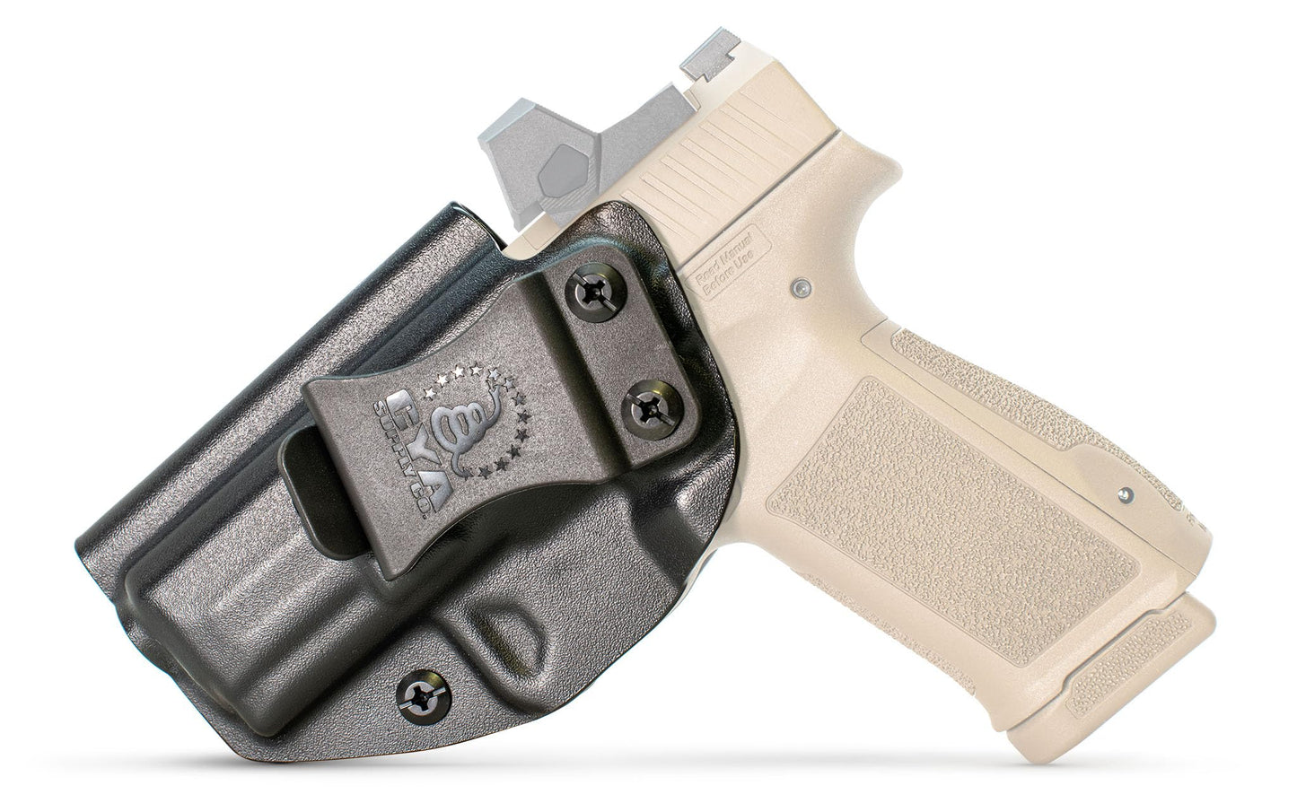 CYA Supply Co. Base Optics Ready (Flat Dark Earth) Inside Waistband Holster Concealed Carry IWB Veteran Owned Company Fits
