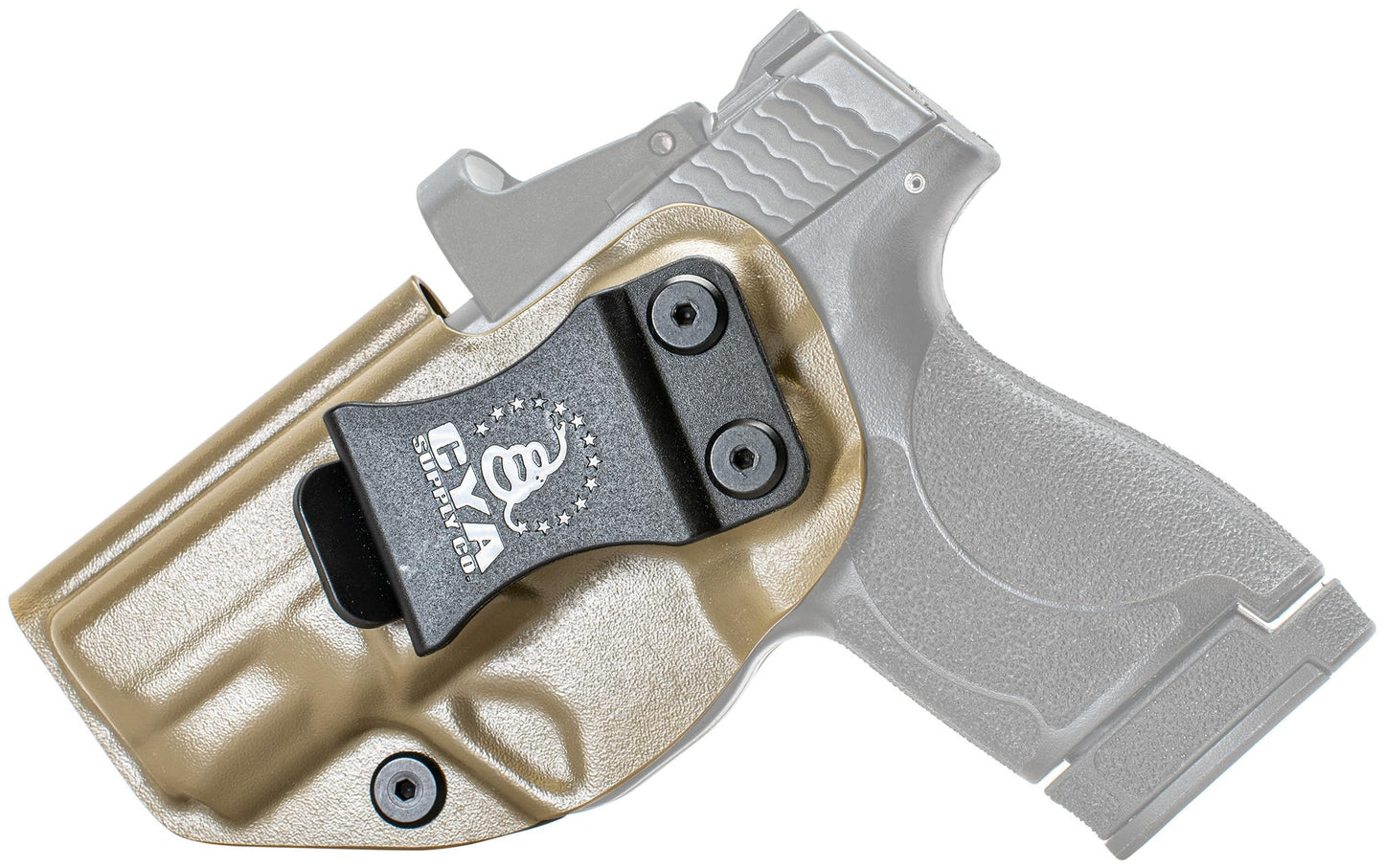 CYA Supply Co. Base Optics Ready (Flat Dark Earth) Inside Waistband Holster Concealed Carry IWB Veteran Owned Company Fits