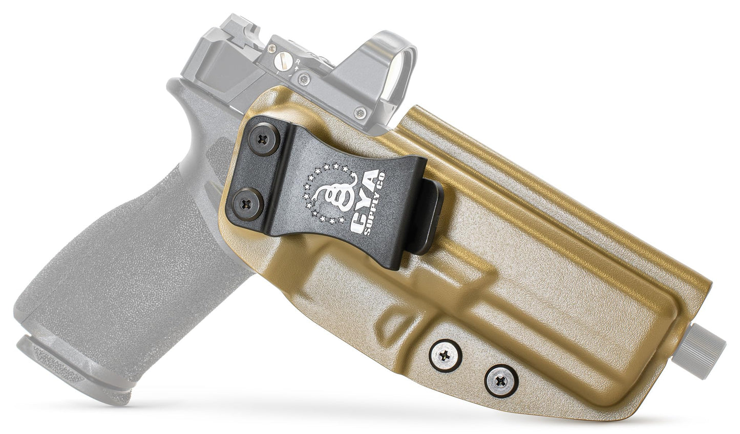 CYA Supply Co. Base Optics Ready (Flat Dark Earth) Inside Waistband Holster Concealed Carry IWB Veteran Owned Company Fits