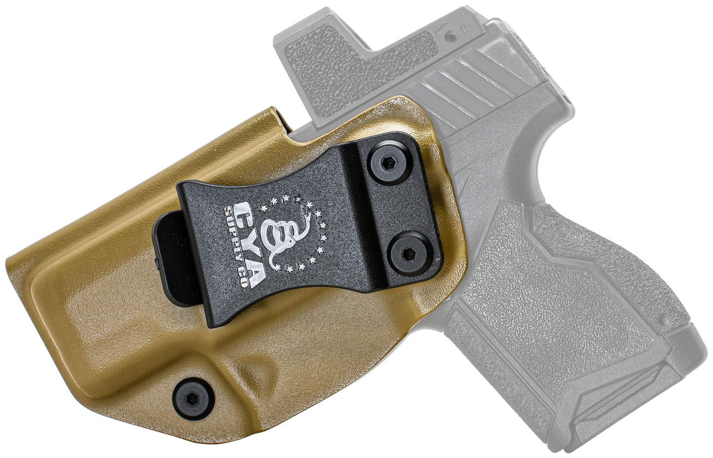 CYA Supply Co. Base Optics Ready (Flat Dark Earth) Inside Waistband Holster Concealed Carry IWB Veteran Owned Company Fits