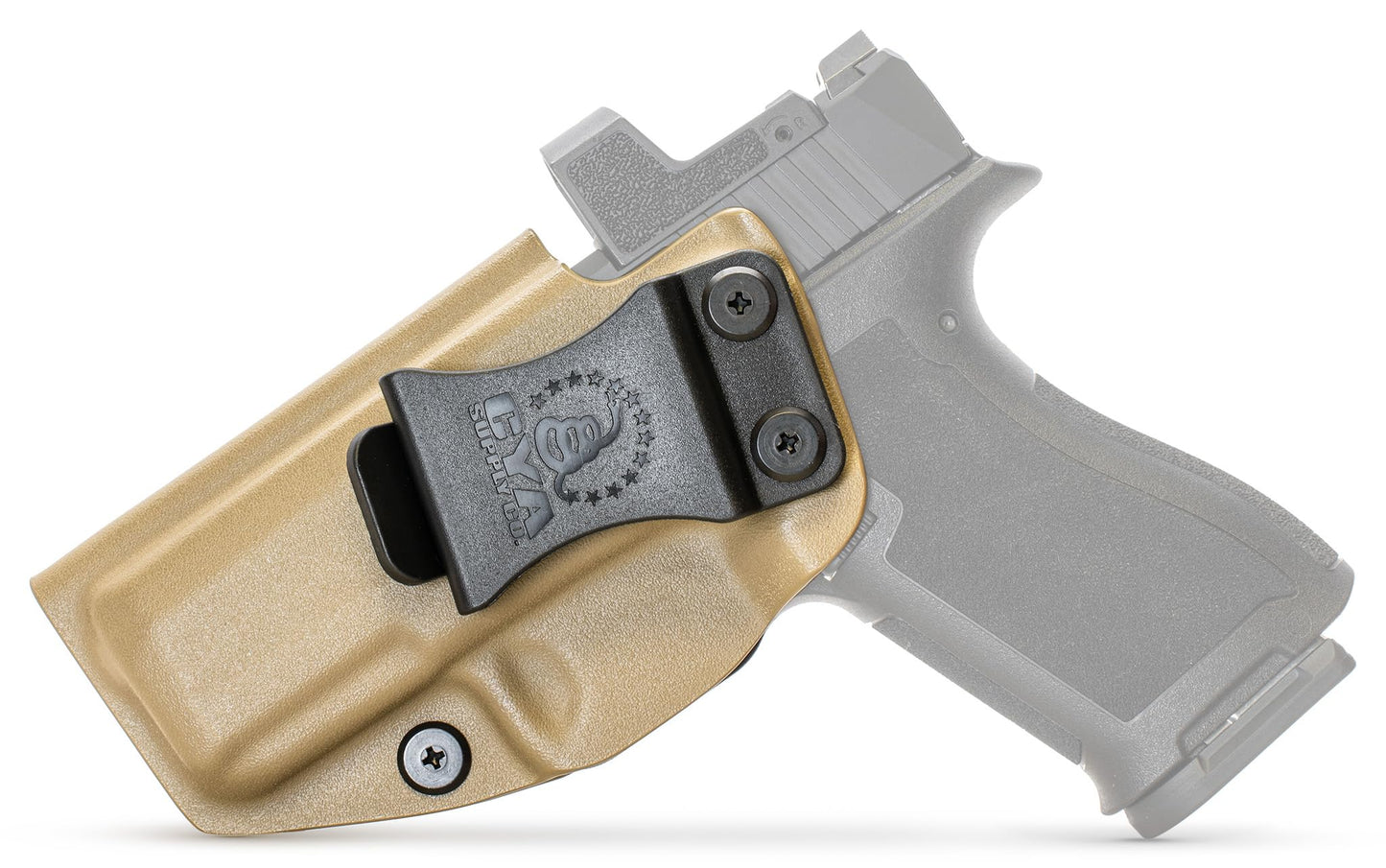 CYA Supply Co. Base Optics Ready (Flat Dark Earth) Inside Waistband Holster Concealed Carry IWB Veteran Owned Company Fits