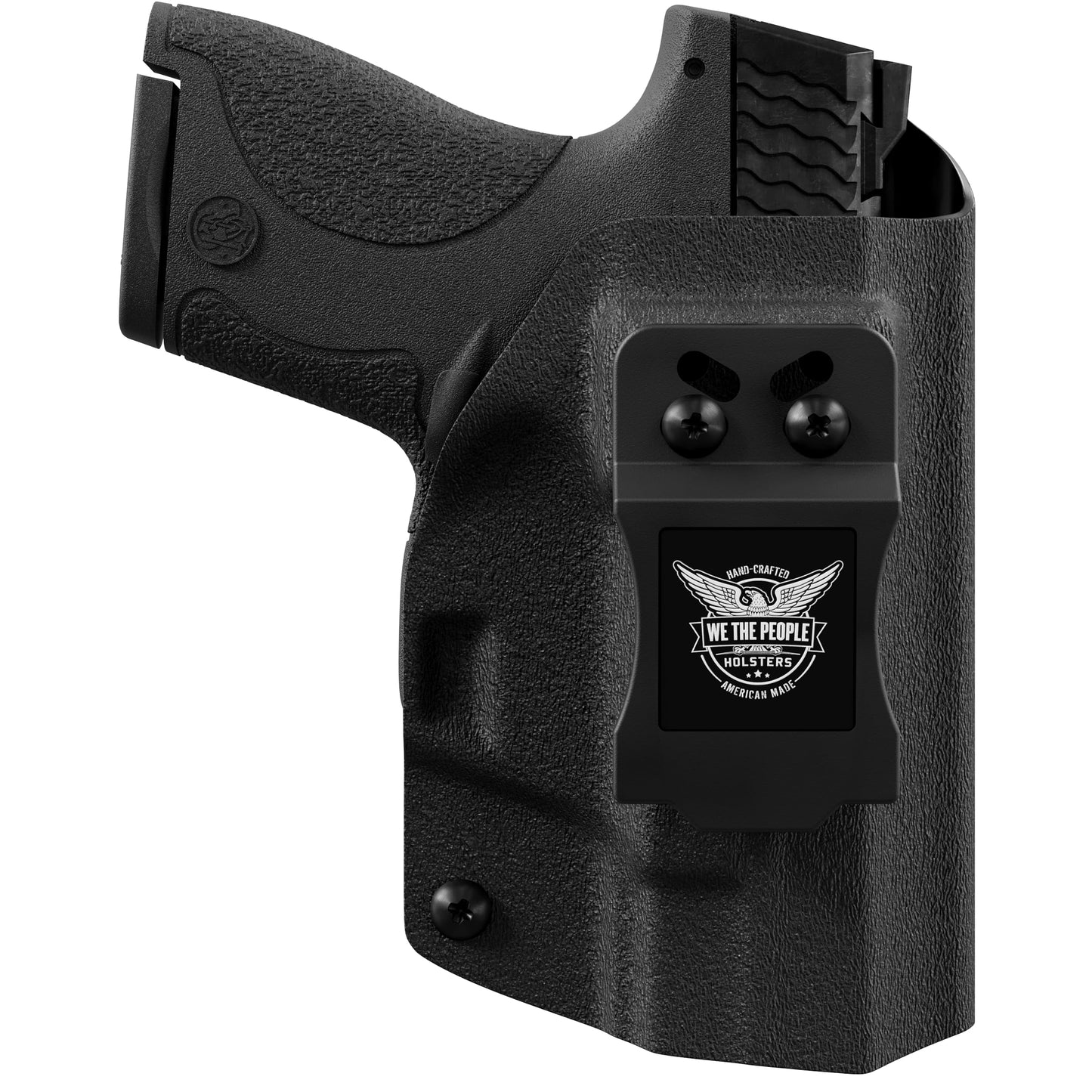 We The People Holsters - Black - Inside Waistband Concealed Carry - IWB Kydex Holster - Adjustable Ride/Cant/Retention